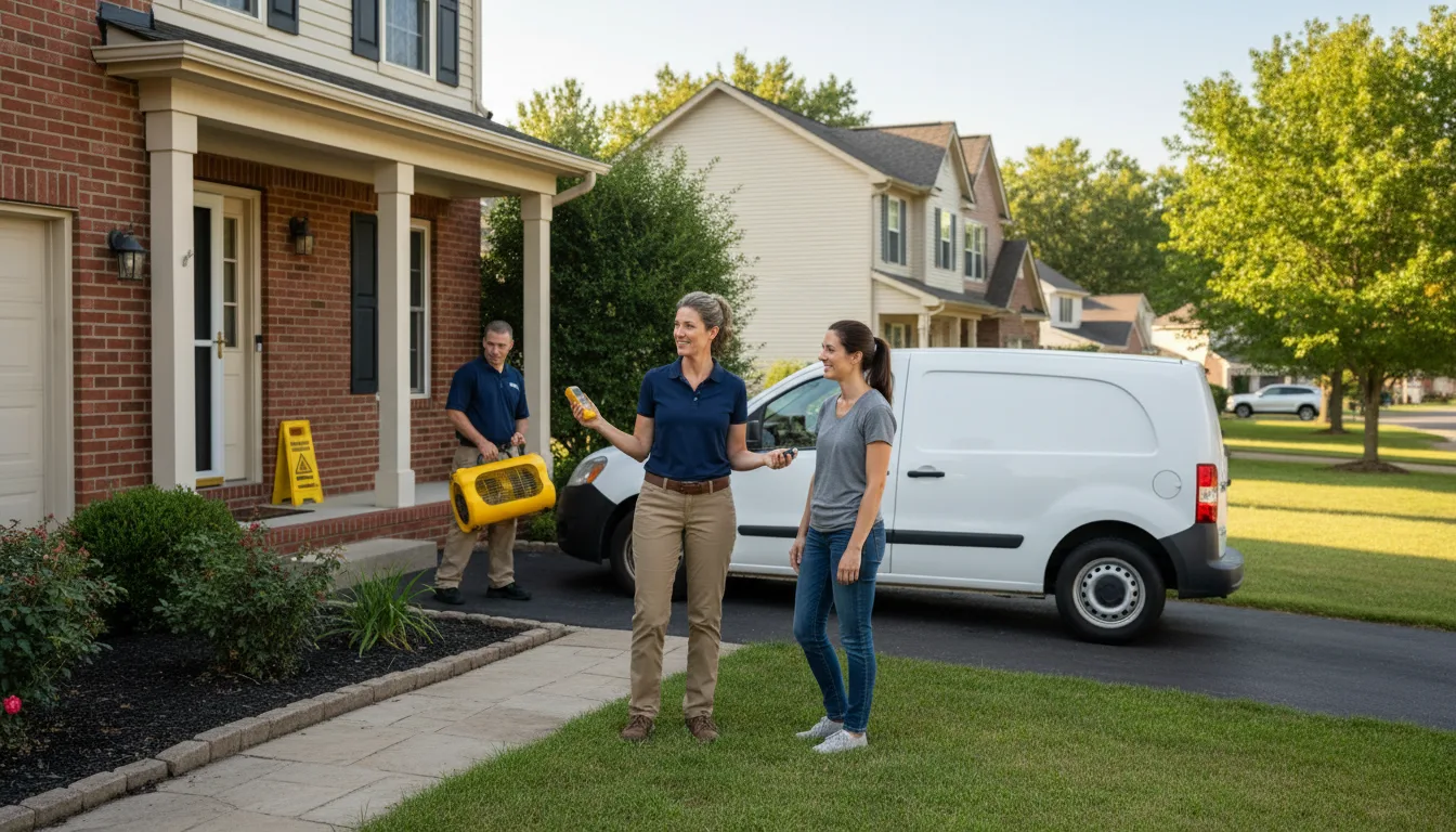 Residential water damage restoration in Sperryville, VA